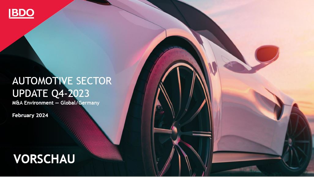 Vorschau M&A Automotive