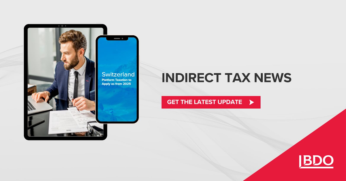 Indirect Tax news - October 2024