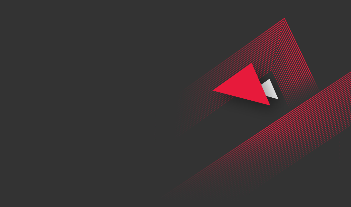 rRed and gray triangles on an anthracite-colored background, abstract composition