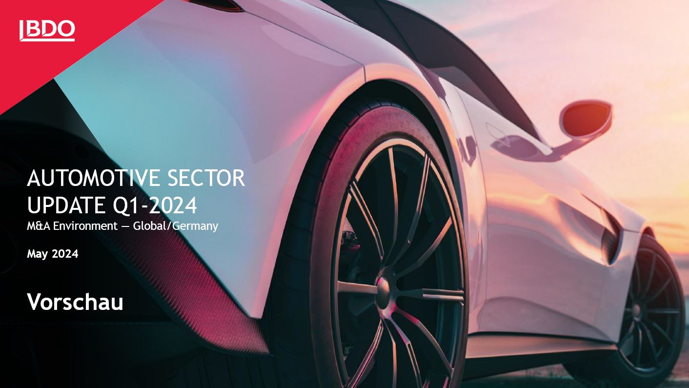 Vorschau M&A Automotive